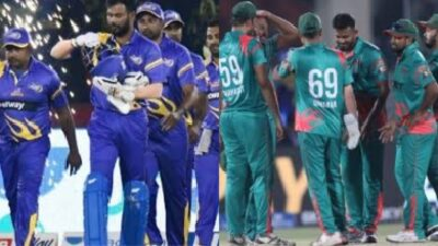 SLL Vs BANL : बांग्लादेश ने जीता टॉस, श्रीलंकाई दिग्गज कर रहे ताबतोड़ बल्लेबाजी, राजधानीवासी उठा रहे मैच का लुफ्त