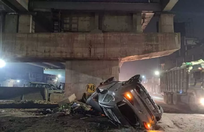 CG Big Accident : कुम्हारी के निर्माणाधीन फ्लाईओवर में बड़ा हादसा, बाइक समेत ऊपर से गिरे पति-पत्नी की मौत, CM बघेल ने जताया दुःख…