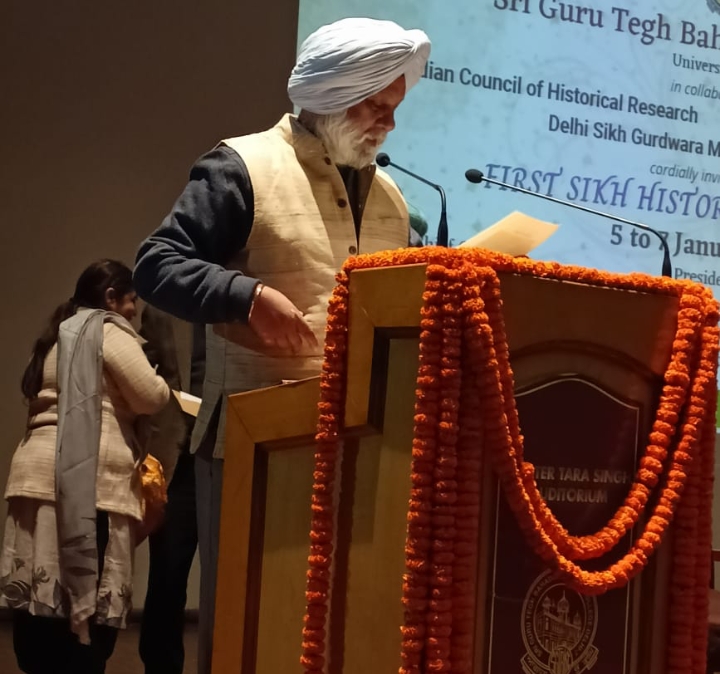 Delhi : श्री गुरु तेग बहादुर खालसा कालेज डीयू दिल्ली विश्वविद्यालय में पहला सिख इतिहास कांग्रेस सम्मेलन बहुत अच्छा  रहा   - अतुल सचदेवा सीनियर जर्नलिस्ट
