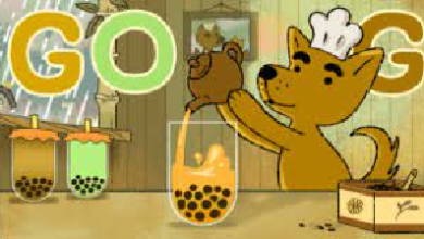 Google Doodle On Bubble Tea
