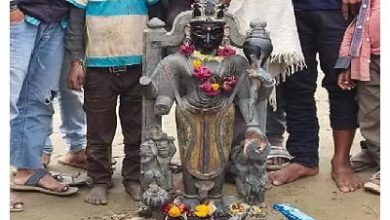 Lord Vishnu found in excavation
