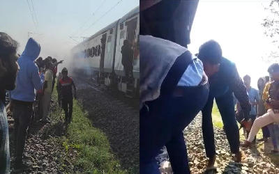 Fire In Express : अमरनाथ एक्सप्रेस की जनरल बोगी में लगी आग, चिंगारी व आग की लपटें देख यात्रीयों में मची अफरातफरी, ट्रेन रुकते ही कूदकर नीचे उतरे लोग... 