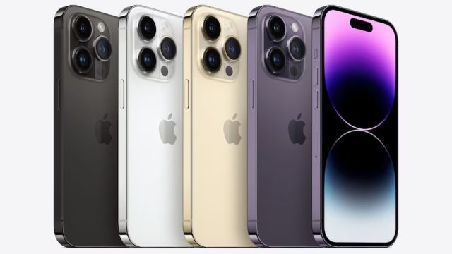 iPhone 14 Pro lineup (pictured) is likely to be succeeded by the iPhone 15 series of smartphones