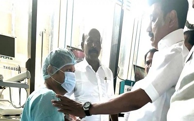 DMK leader V Senthil Balaji went through a coronary angiogram today