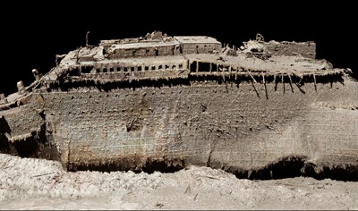 A high-resolution 3D scan of the Titanic, which was released in May this year