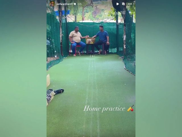 shared an Instagram story on Sunday where he is utilizing every second to sharpen his skills